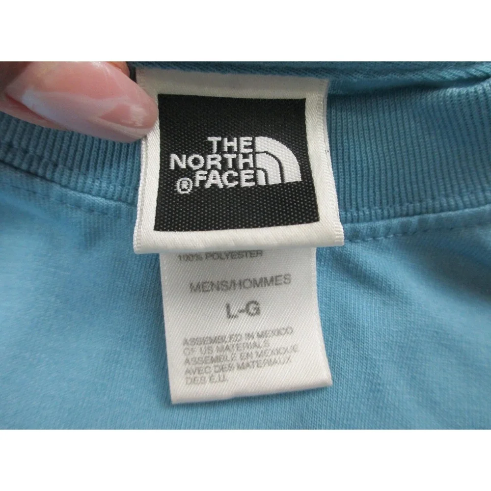 VINTAGE The North Face‎ Shirt Mens Large Blue Hiking Hiker Outdoors Casual